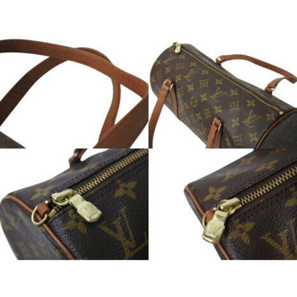 Louis Vuitton Papillon Monogram Canvas Handbag Cylindrical Brown - Picture 7 of 8
